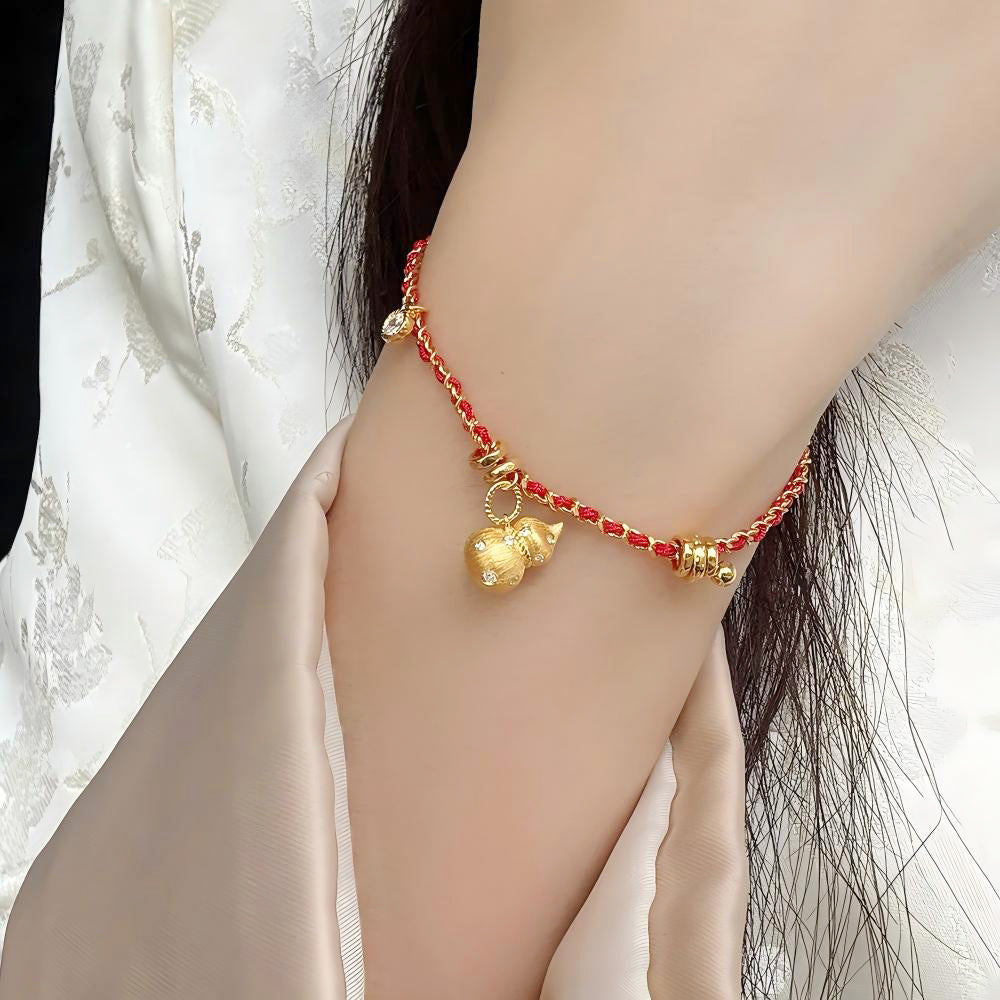 [Pre-sale] S925 Silver Zircon Happiness Gourd Bracelet