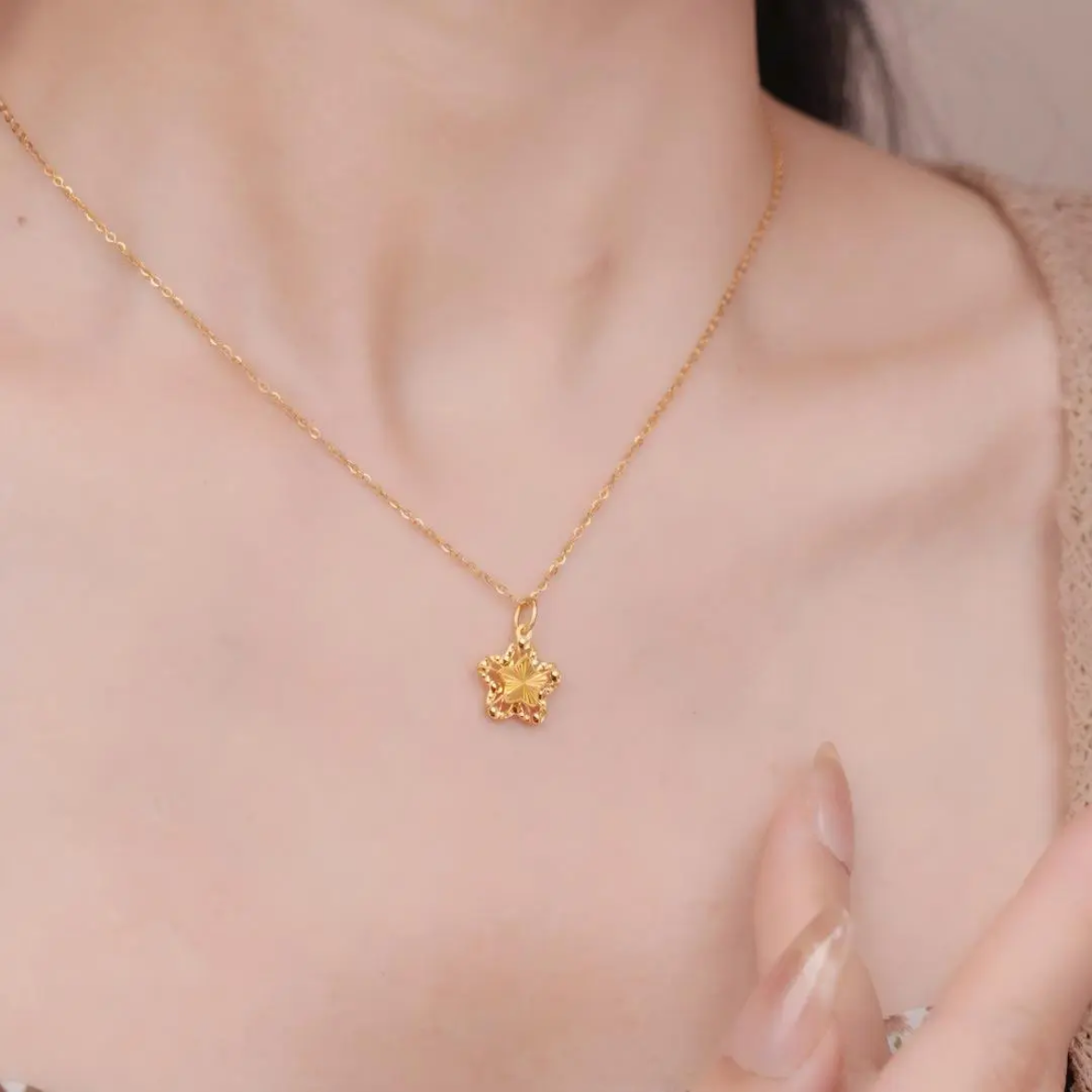 [Pre-sale] 24K Gold Colorful Wishing Star Pendant