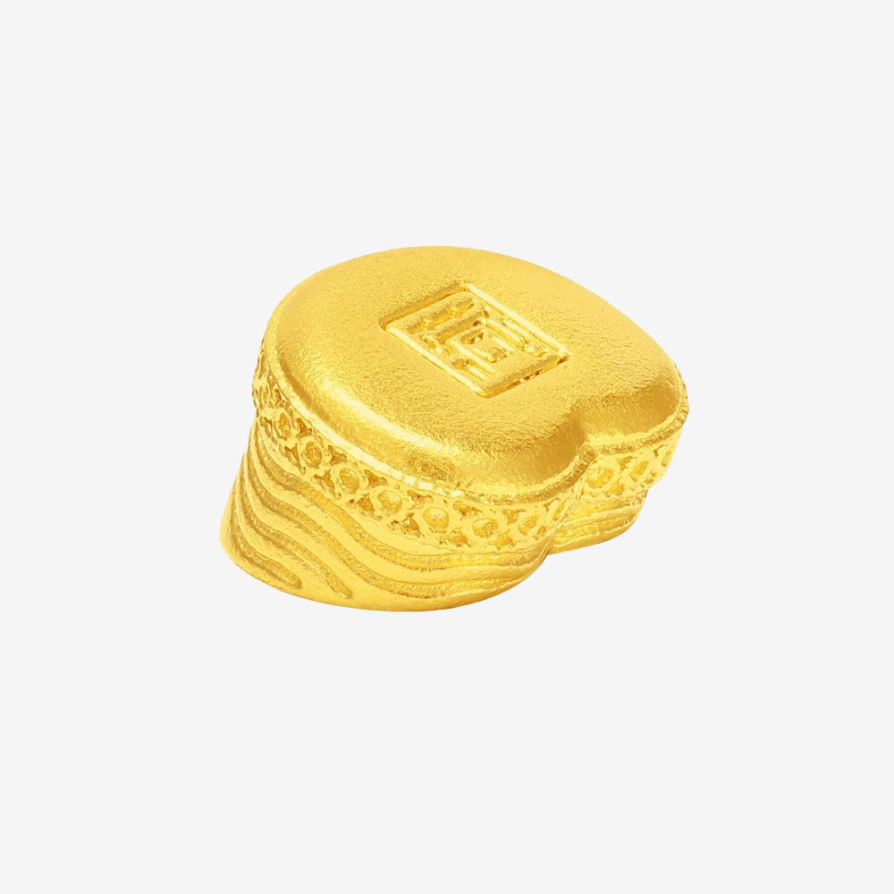 Chinese Cultural Relics Series 24K Gold One Beads Ancient Chinese Currency Elements Invest in Collecting