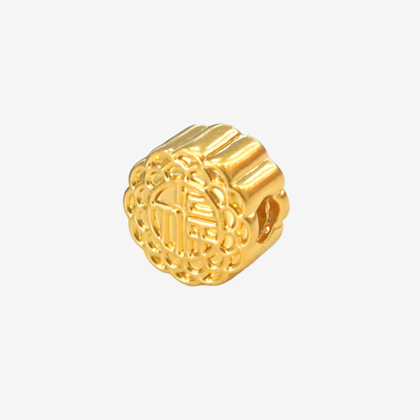 24K Gold Mid-Autumn Festival Blessing Mooncake Charm