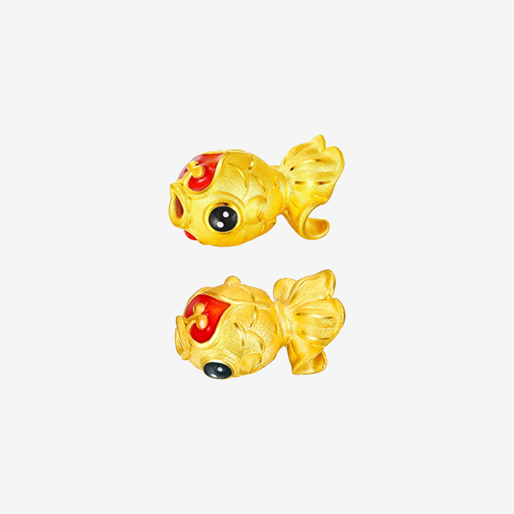 Children's Series 24K Gold Success Goldfish Charm