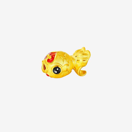 Children's Series 24K Gold Success Goldfish Charm