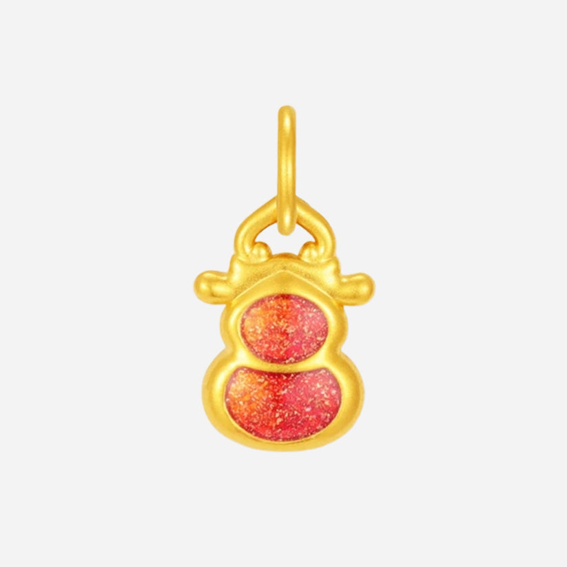 Forbidden City Mythical Beast Series 24K Gold Fulu Dangle Charm