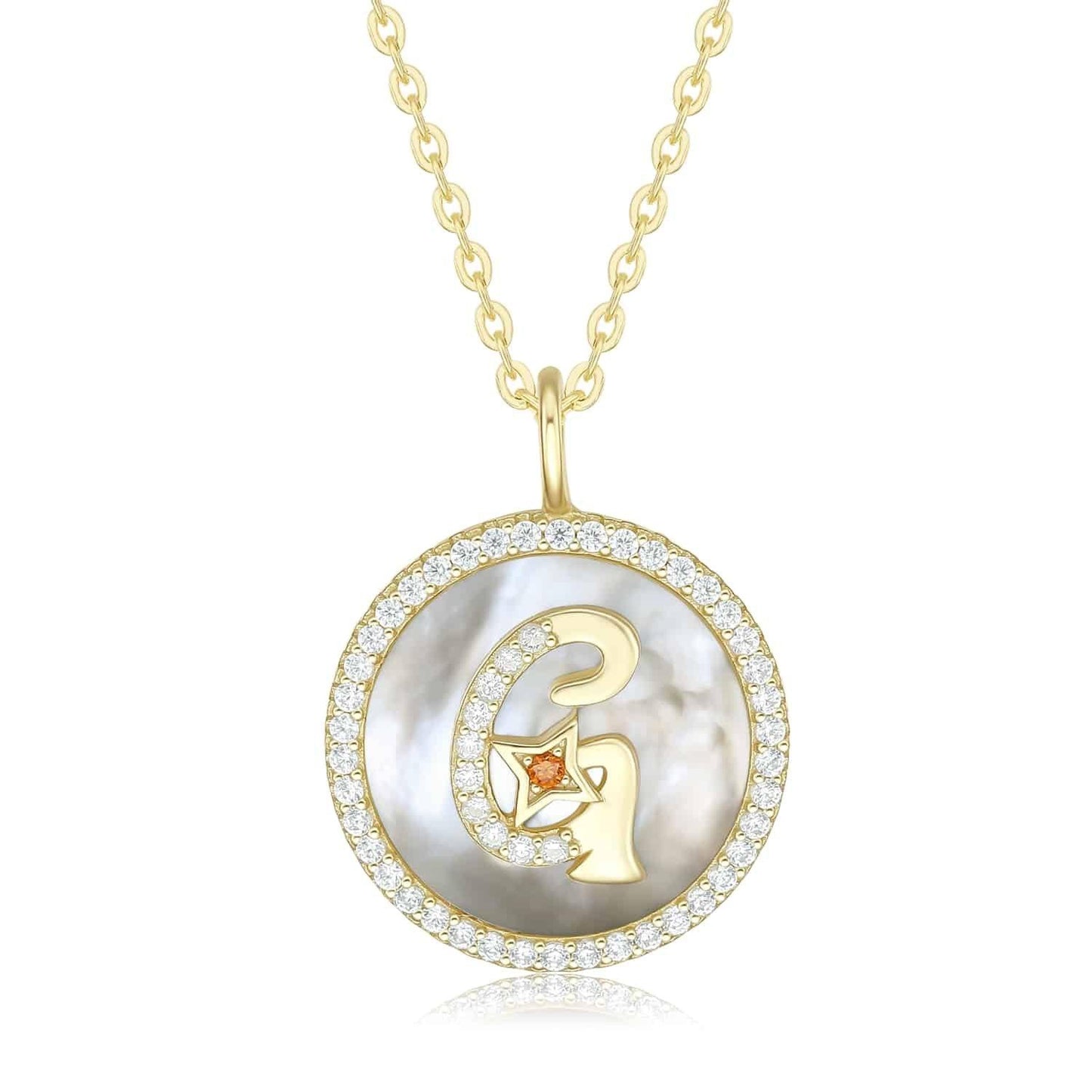 S925 Silver Alphabet Necklace