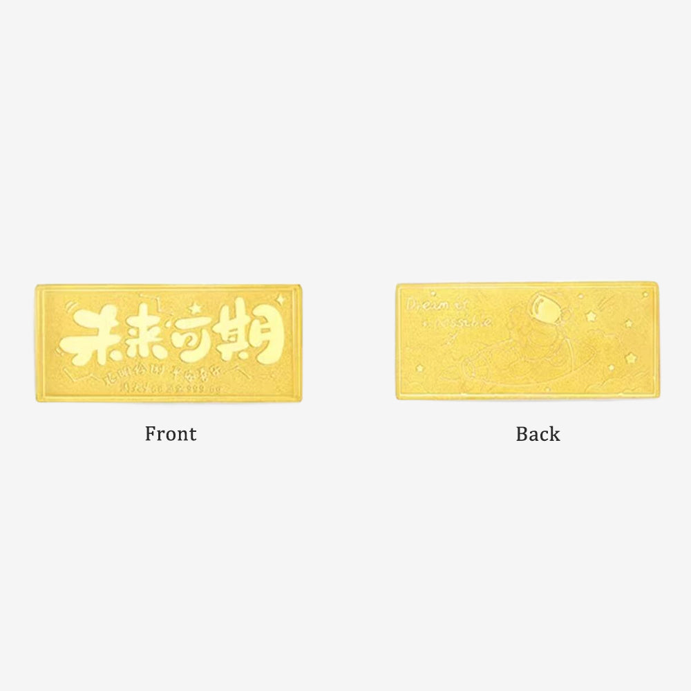 Au999 24K Gold Famous Gold Bar Decoration Monet Garden Series [New Promotion]