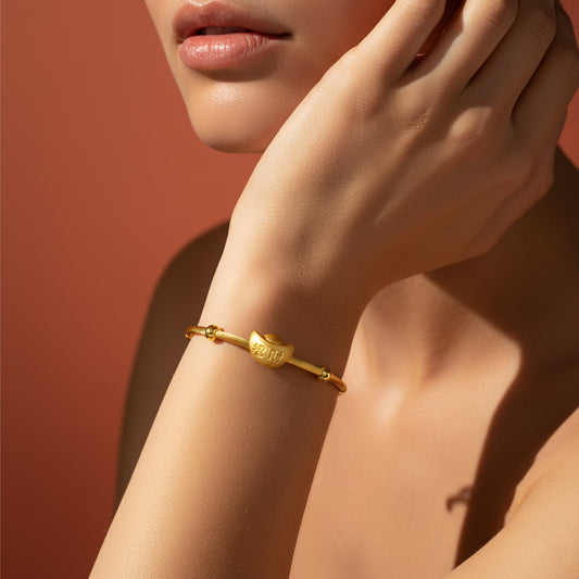 24K Gold Bring Wealth Ingot Charm