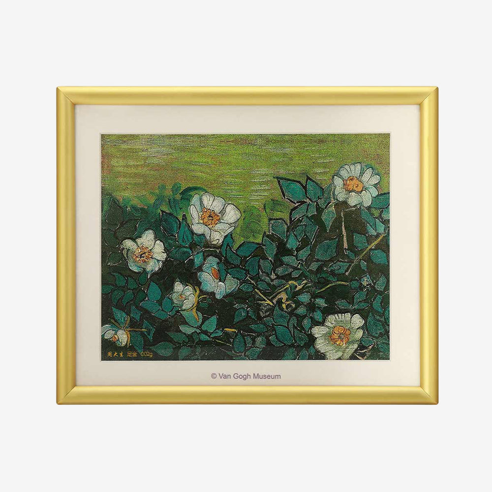 Artist Series 24K Gold Van Gogh Flower Painting Frame