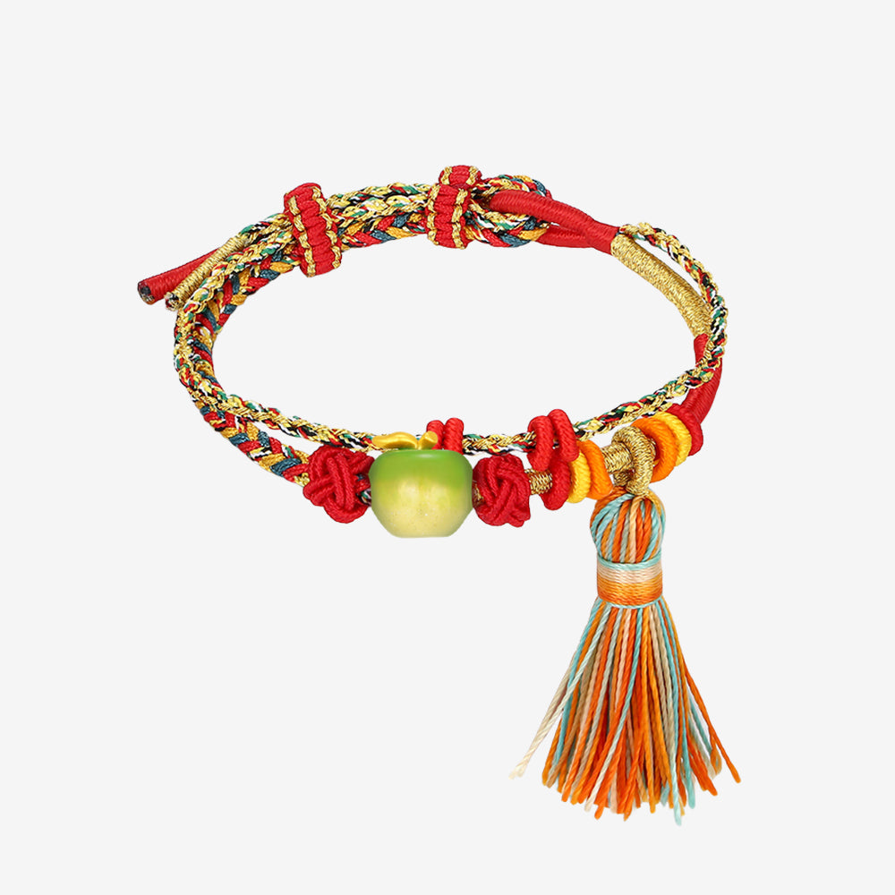 [Pre-sale] 24K Gold Temperature Color Change Enamel Cute Apple Charm