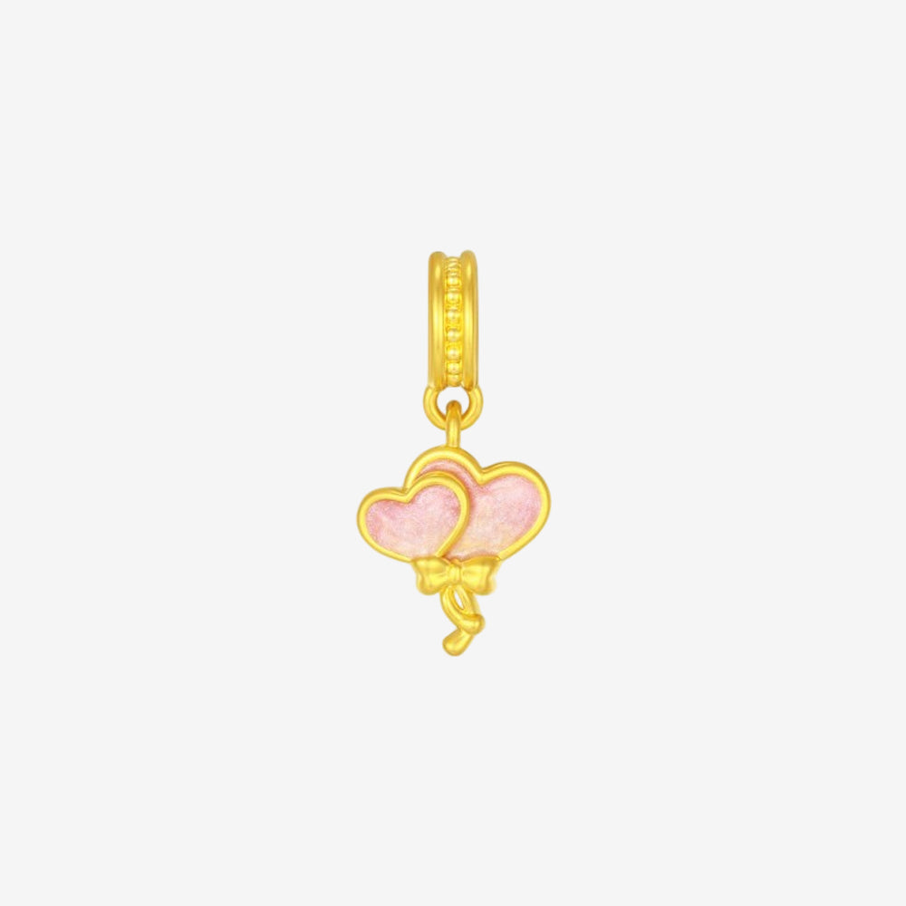 Classmate Chou IP Co-branded 24K Gold Luminous Enamel Musical Elements Charm