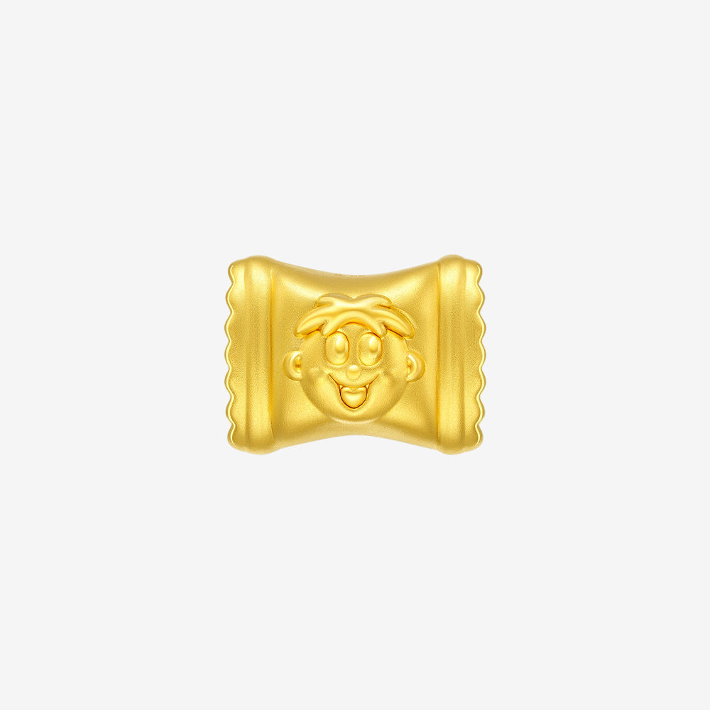 Want Want Co-branded Series 24K Gold Lucky Blessing Charm