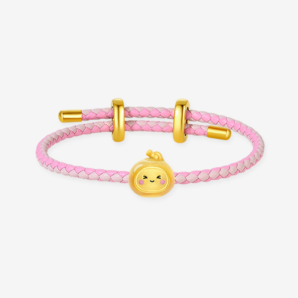 24K Gold Temperature Color Changing Enamel Fun Fruit Charm