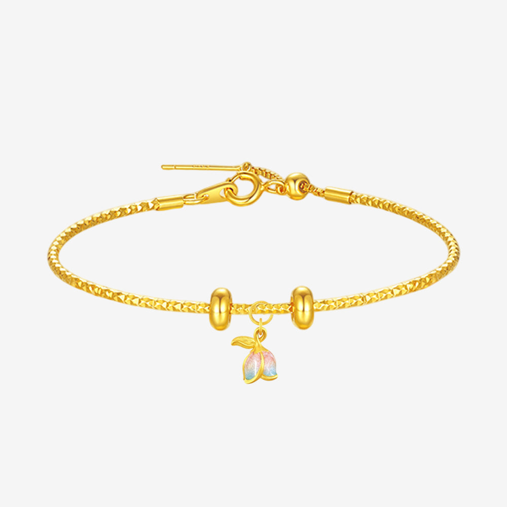 Baudelaire Sheep & Friends Co-branded Series 24K Gold Enamel Fairy-Tale Sheep Charm Set