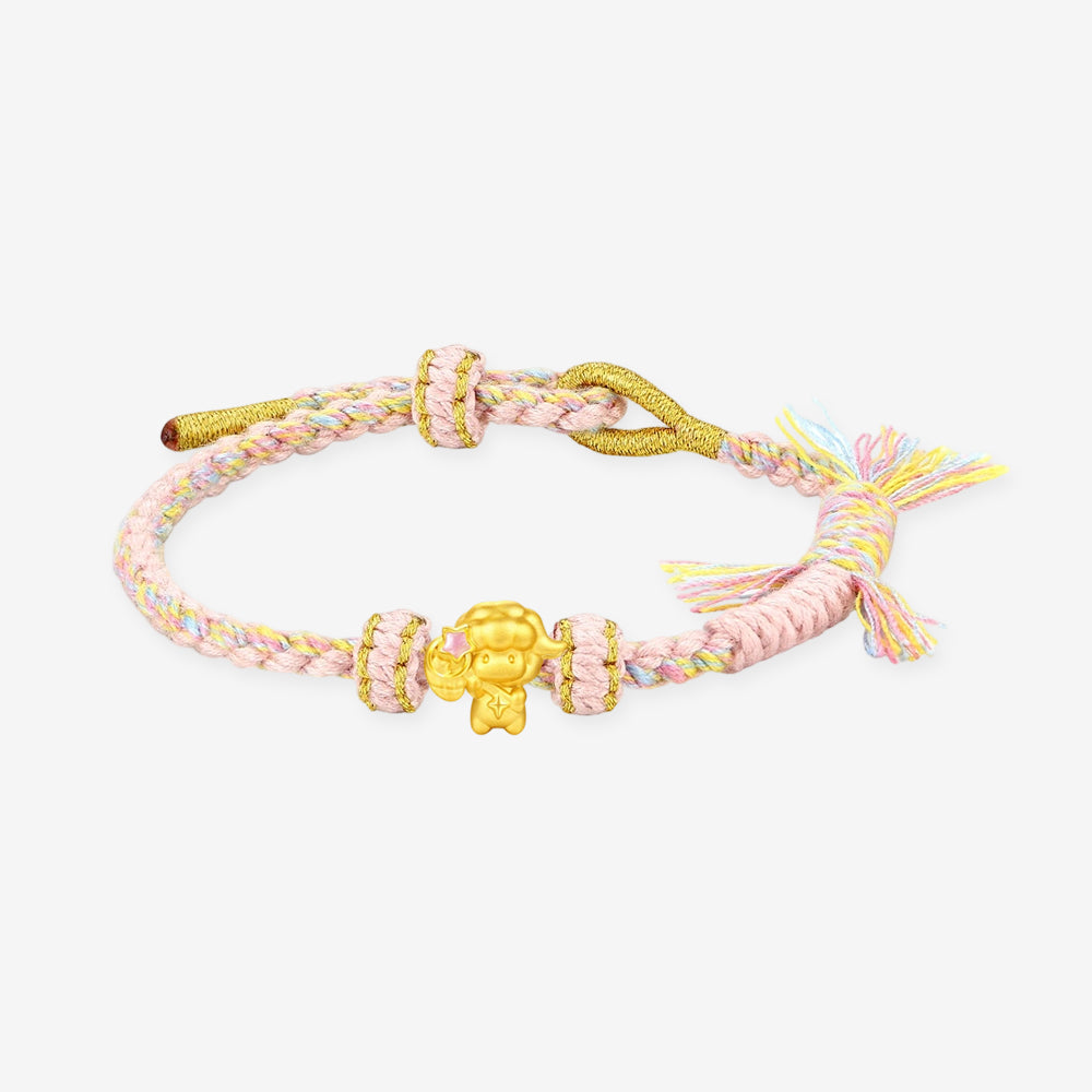 [Pre-sale] Baudelaire Sheep & Friends Co-branded Series 24K Gold Enamel Fairy-Tale Sheep Charm Set