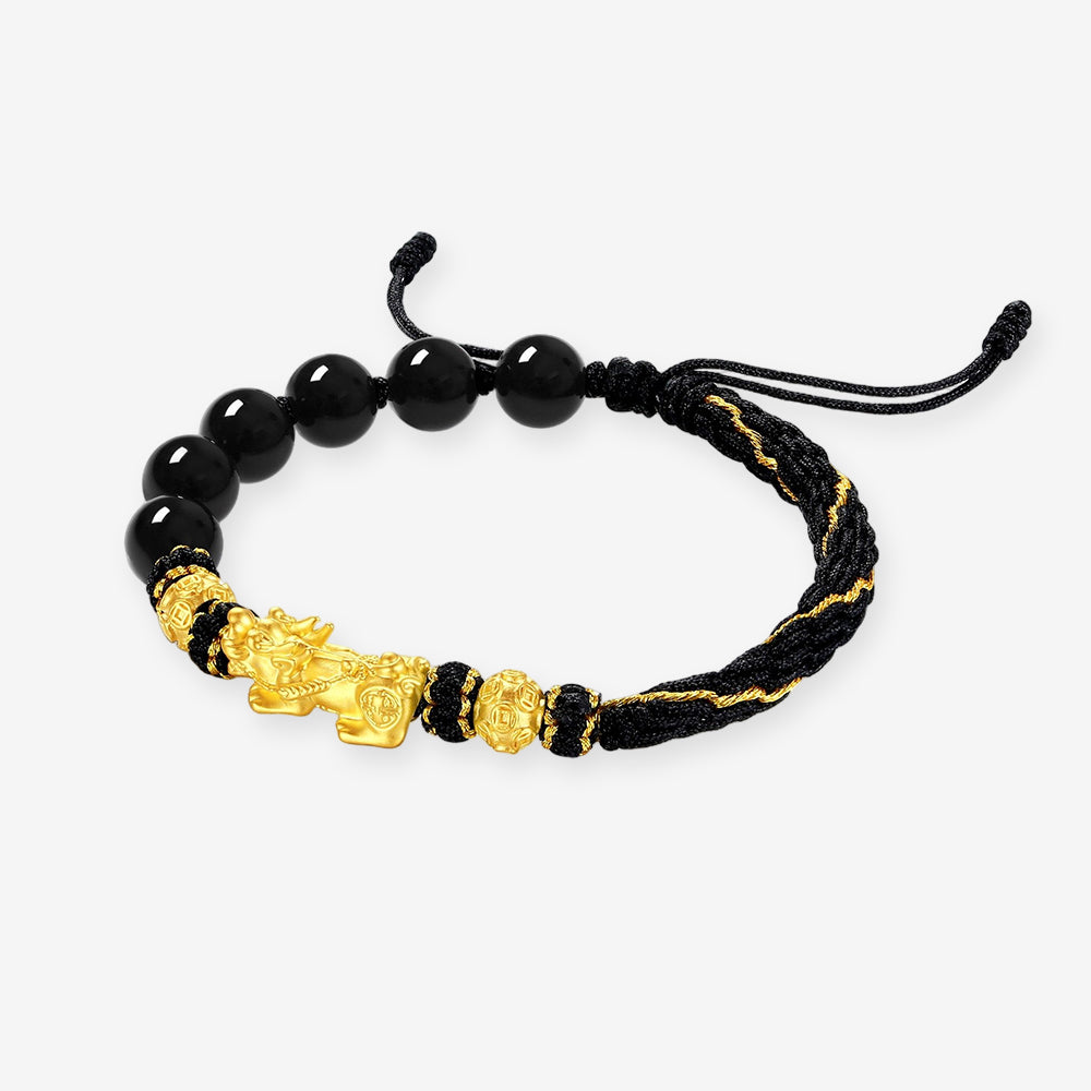 [Pre-sale] 24K Gold Crystal Agate Pixiu Couple Bracelets