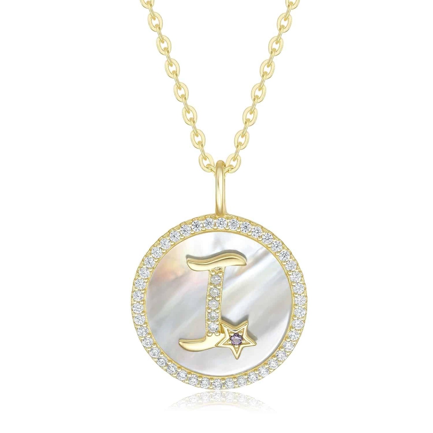 S925 Silver Alphabet Necklace