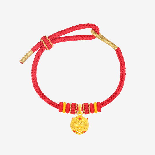 24K Gold Sachet Bell Bracelet