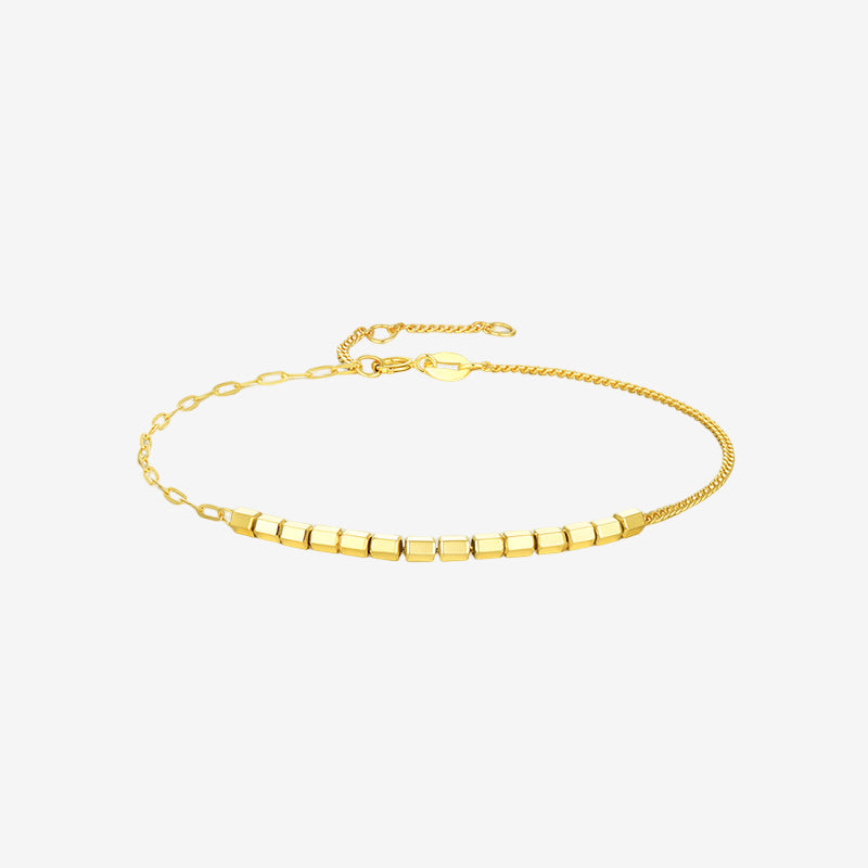 18K Gold Sugar Bracelet