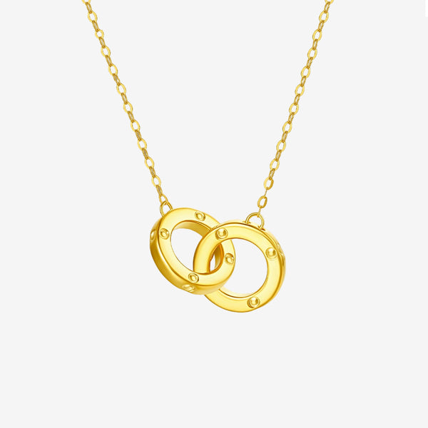 ネックレス・ペンダント LAZY DAWN double circle necklace 6953.jpg