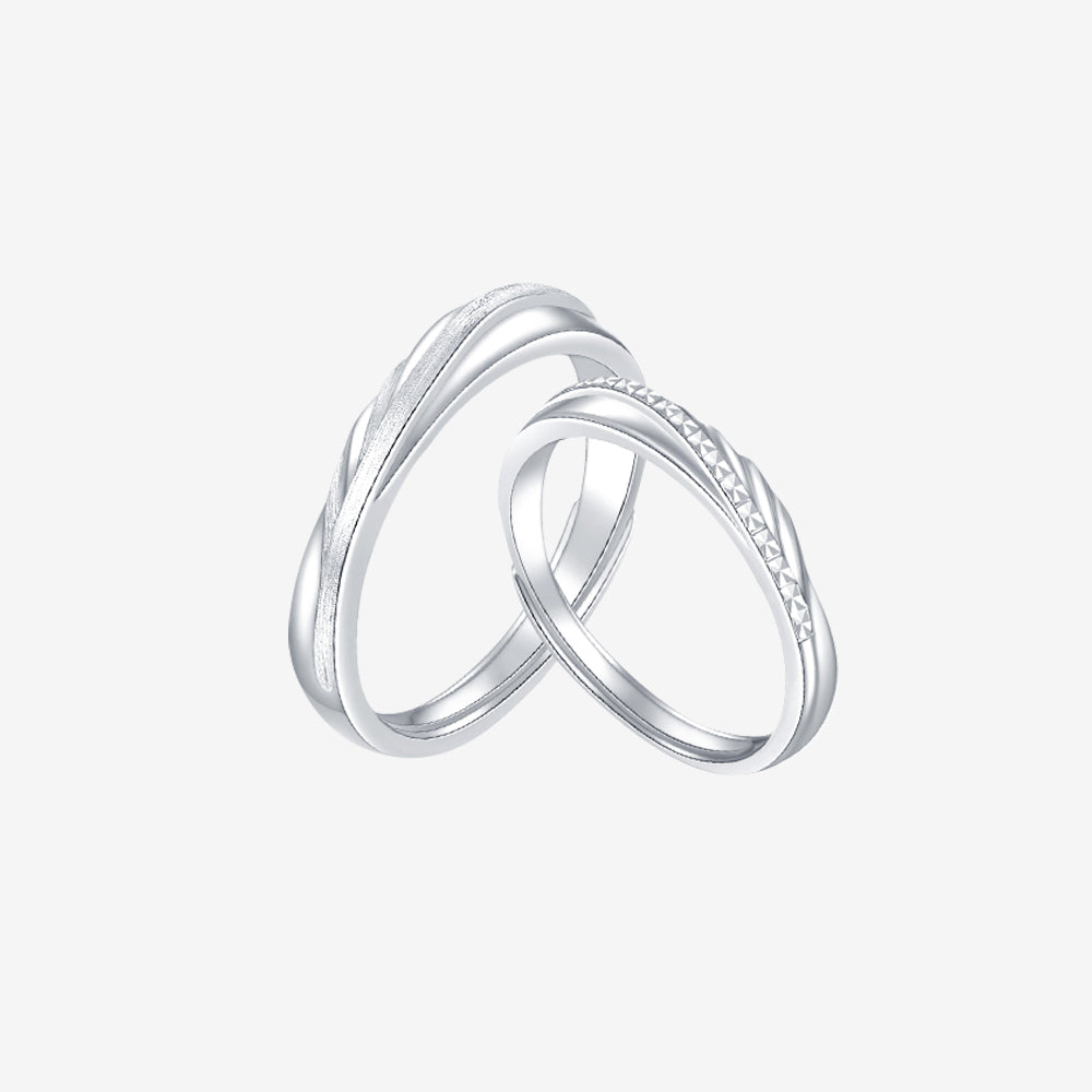 Flight Wings Rings Platinum Flying Wings Couple Rings – ChowTaiSeng