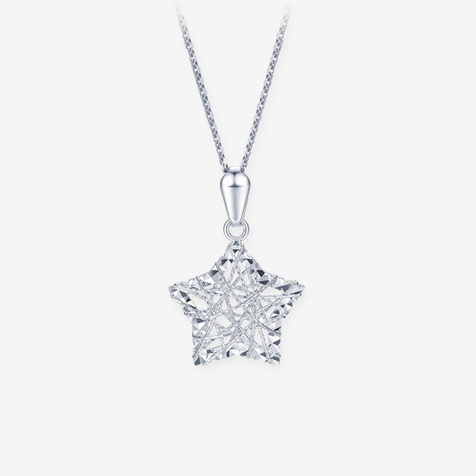 Platinum Hallow Star Pendant