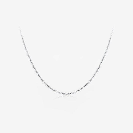 Pt950 Platinum O-Chain Versatile Basic Necklace