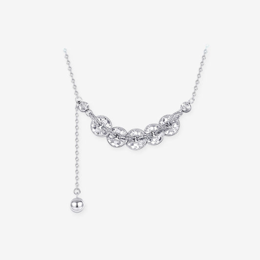 Pt950 Platinum Five Emperors Coins Necklace