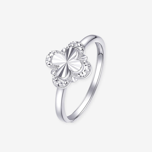 [Pre-sale] Pt950 Platinum Lucky Four-leaf Clover Ring