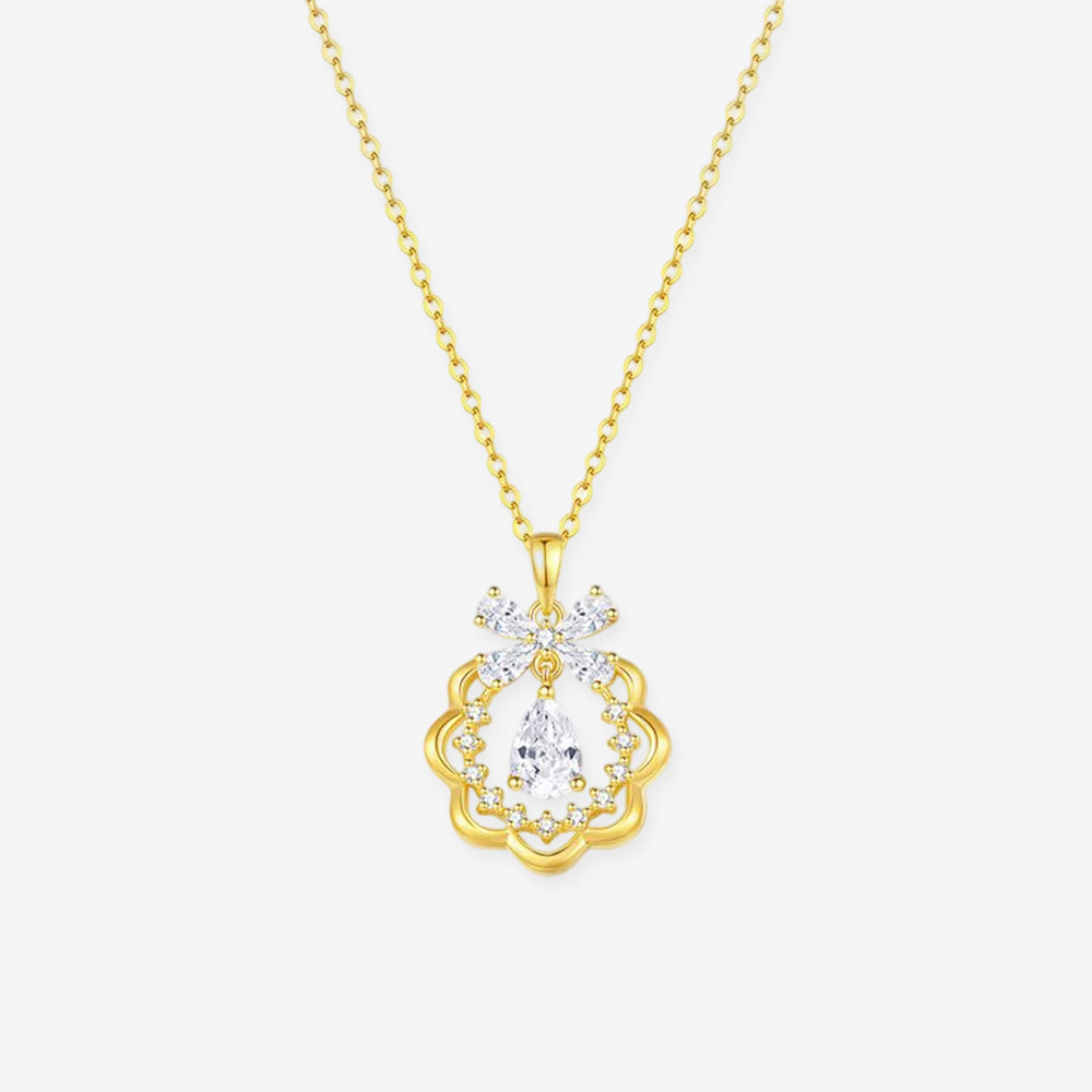 [Pre-sale] S925 Silver Zircon Christmas Prom Necklace