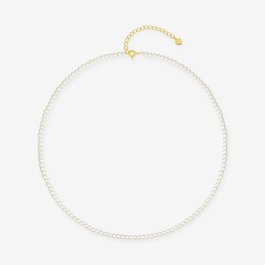 Silver Millet Shell Pearl Necklace