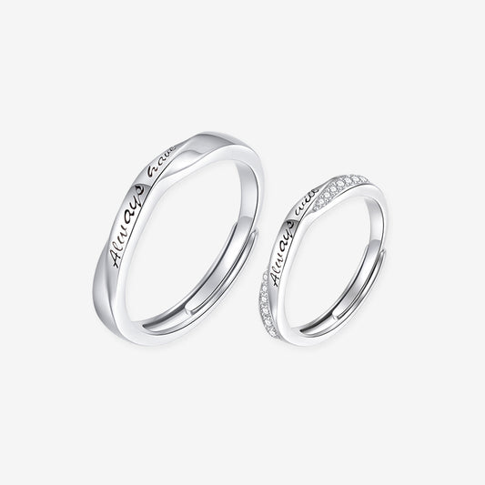 [Pre-sale] S925 Silver Always Love Couple's Ring