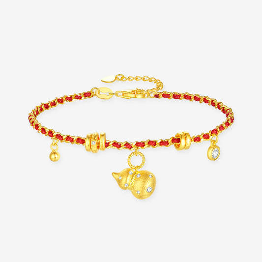 [Pre-sale] S925 Silver Zircon Happiness Gourd Bracelet