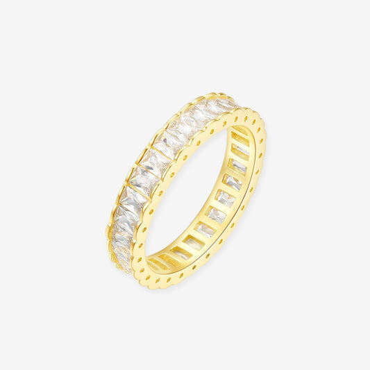 S925 Silver Zirconia Eternity Ring