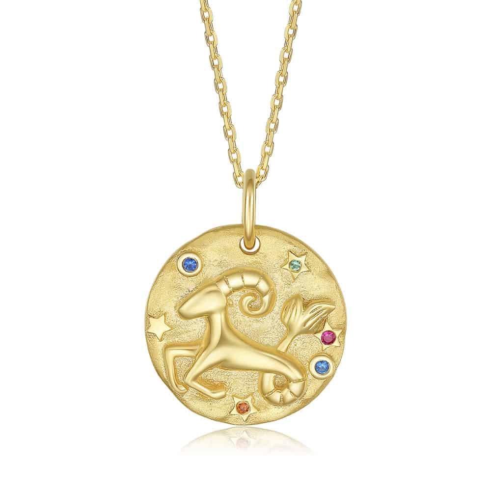 S925 Silver Vintage Zodiac Signs Necklace