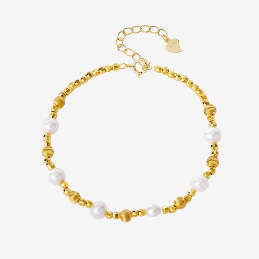 S925 Silver Pearl Beaded Bracelet Necklace