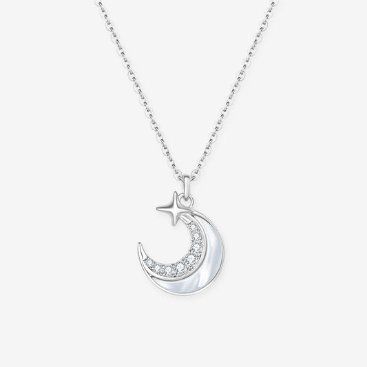 [Pre-sale] S925 Silver Shell Star Moon Necklace