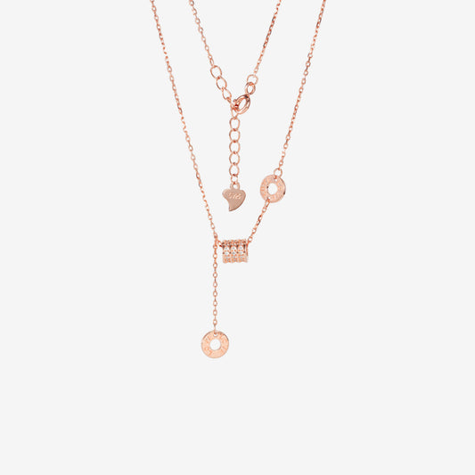 925 Silver Rose Gold Small Waist Necklace