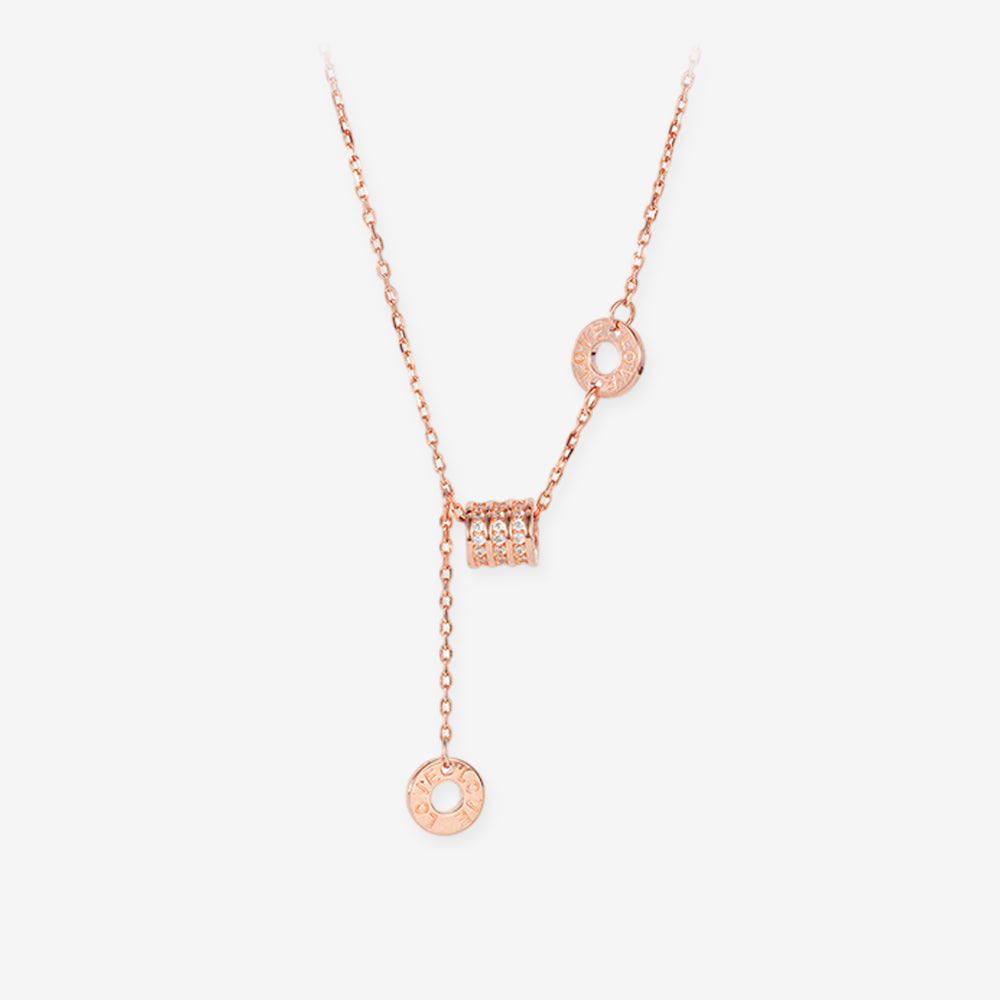 Silver Rose Gold Small Waist Necklace