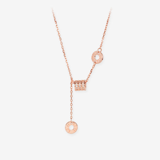 Silver Rose Gold Small Waist Necklace