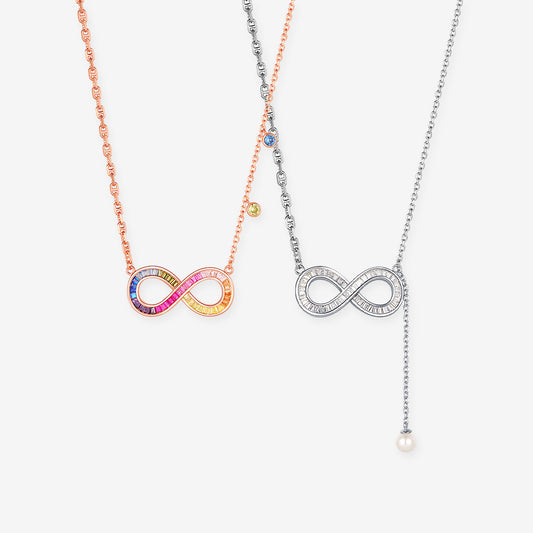 S925 Silver Mobius of Love Necklace