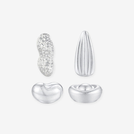 Pure Silver Bullion Blessing Bean Collectible