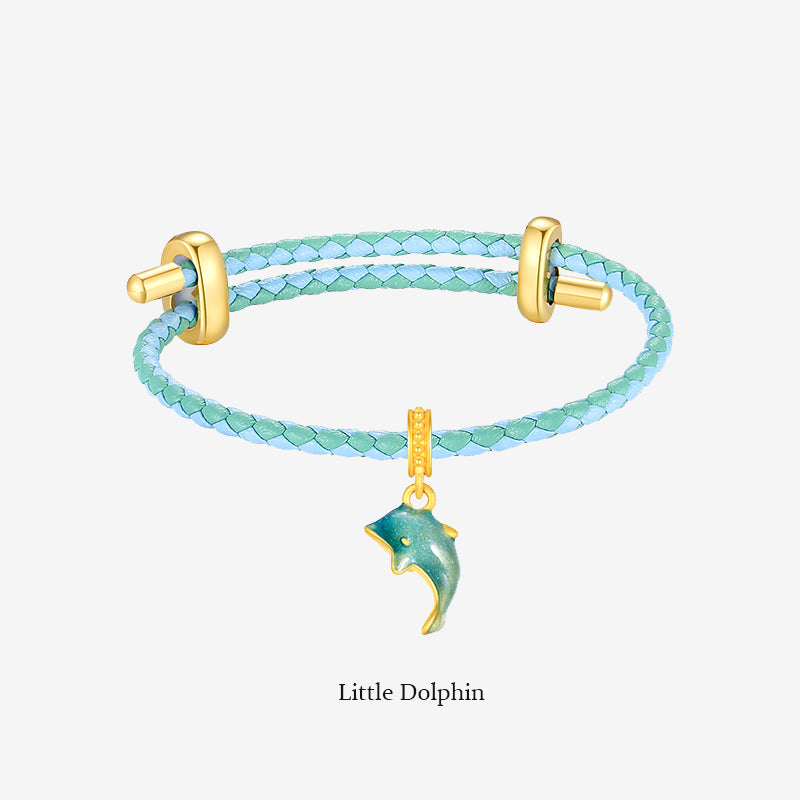 First Series 24K Gold Luminous Enamel Ocean Legend Charm Set