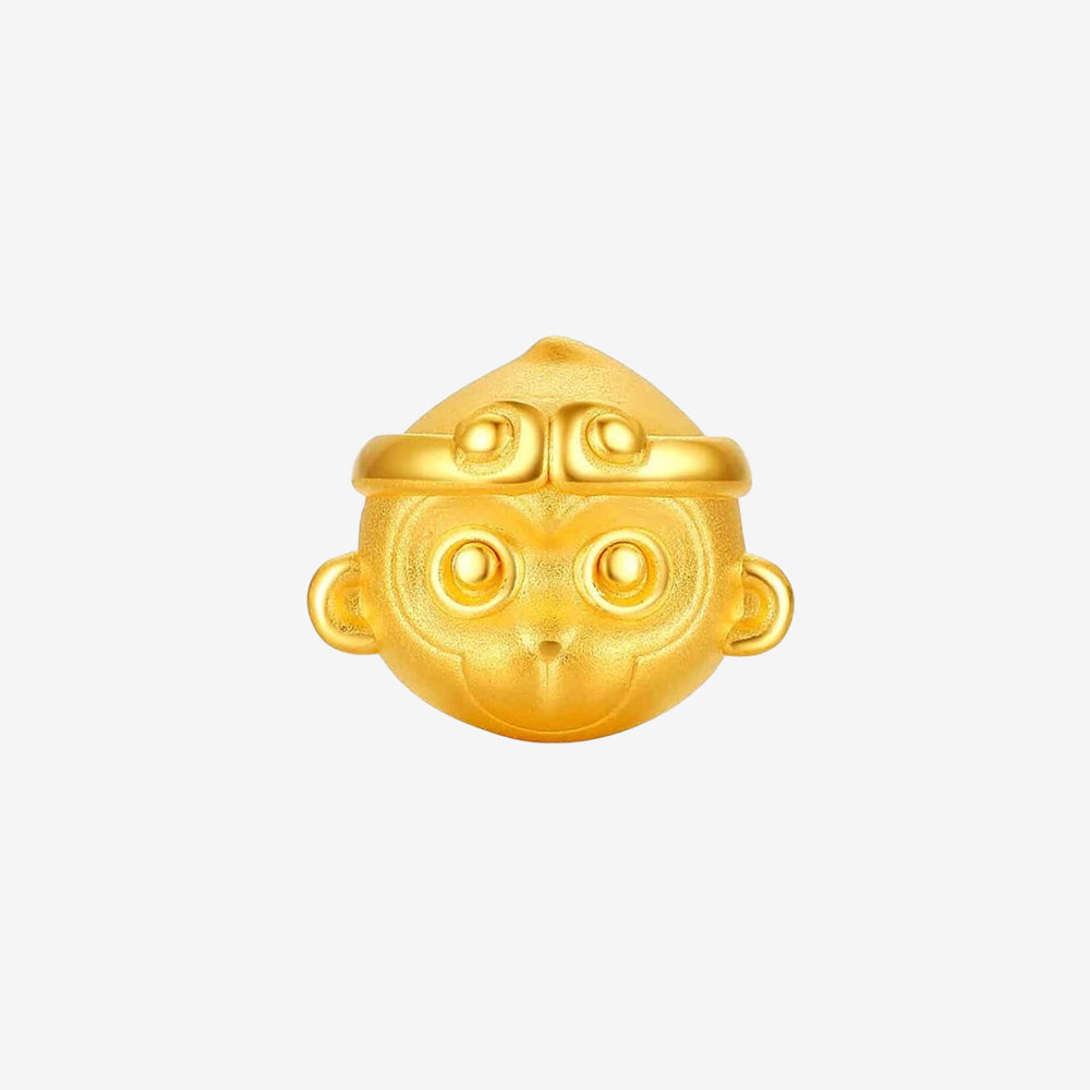 24K Gold Wukong Monkey King Charm