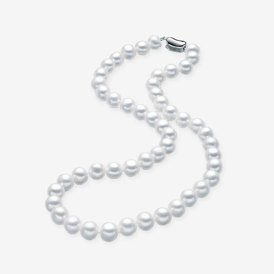 S925 Silver Buckle Pearl Necklace