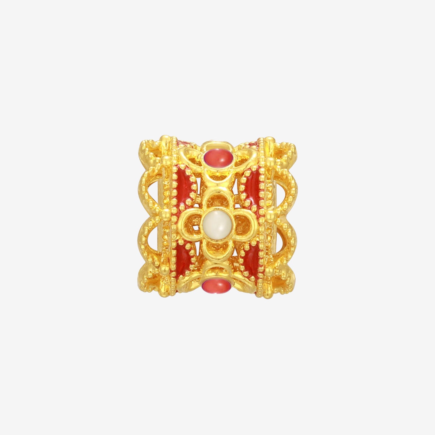 24K Gold Au999 Pure Gold Charms KID Enamel