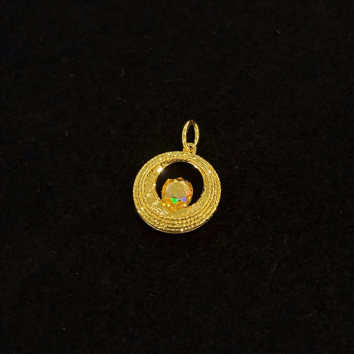 [Pre-sale] Dazzling Gold Series 24K Gold Moon Ball Pendant