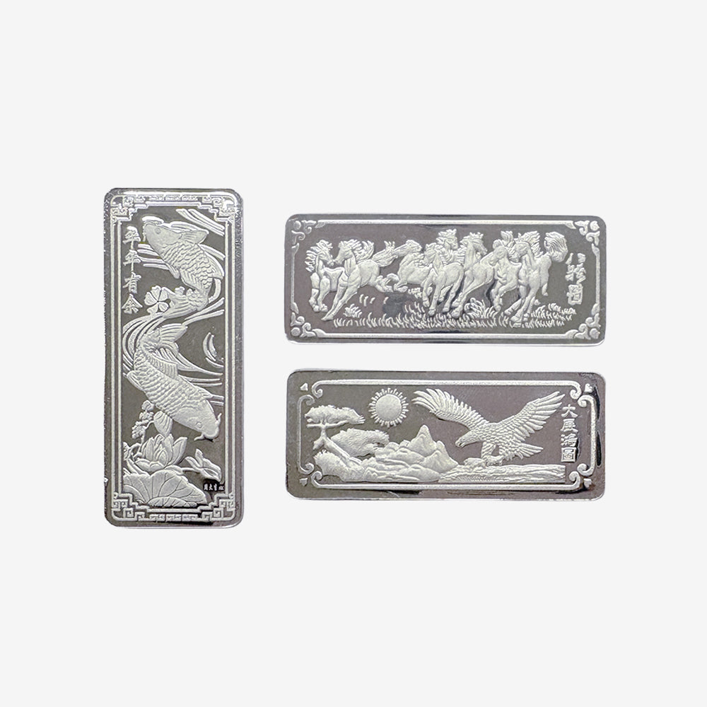 S999 Pure Silver Bar Blessing Collection