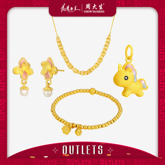 【Outlets Promotion】24K Gold and Silver Jewelry (Country Restrictions)