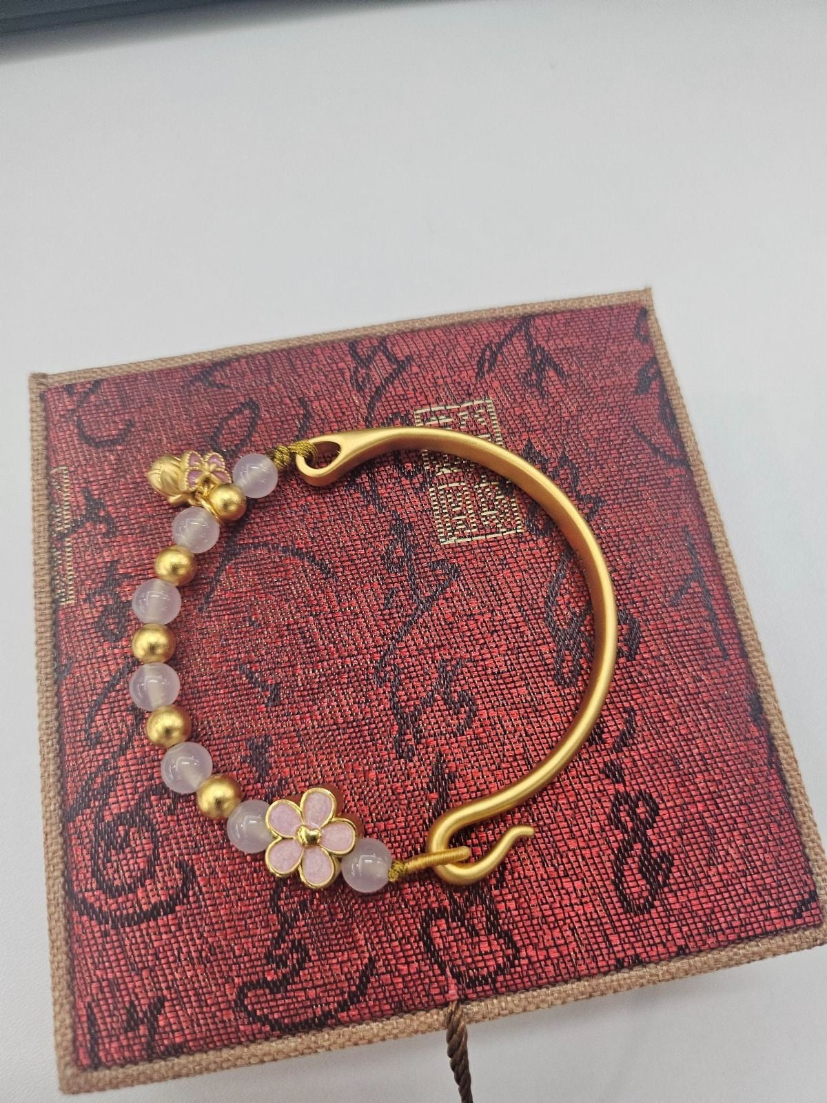 AU999 24K Gold Half Bangle DIY Link